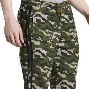 Pantalon de survêtement décontracté pour homme, taille haute, longueur intégrale, 100% coton peigné, fermeture éclair foncée, style urbain, couleurs personnalisables - Product Image 3