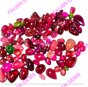 Nueva Tendencia FAIJAN GEMS, Turmalina Rosa Natural Lisa en Todas las Formas, Piedra Preciosa para Joyería, Pendientes, Collar, Regalo Ideal para Ella - Product Image 3