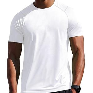 Microfibra verano Fitness compresión de secado rápido para hombres entrenamiento al aire libre correr hombres gimnasio camisa entrenamiento transpirable hombres camisetas - Product Image 1