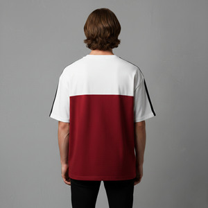 Wholesale Hot Selling Men's T-<b>Shirts</b> <b>100</b>% Cotton/<b>Polyester</b> High Quality Custom Embroidered Logo Drop Shoulder Eco-Friendly Tees - Product Image 5