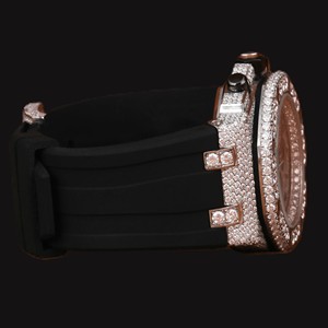 Reloj de Diamantes Mossinate con Caja de Silicona Negra Personalizable, Resistente al Agua para Hombre, Regalo de Joyería y para Fiestas, Disponible a Buen Precio - Product Image 5