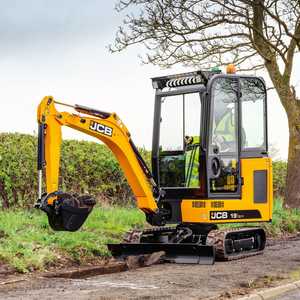 Mini-excavatrice sur chenilles JCB de 3 tonnes en gros avec moteur Kawasaki, pompe hydraulique, godet de 0,2 m³ et 8001-10000 heures d'utilisation - Product Image 3