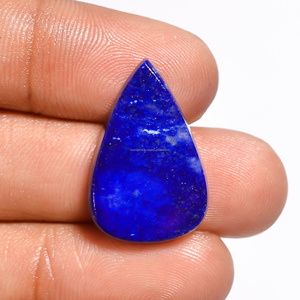 Cabochon de lapis lazuli naturel de qualité AAA pierre précieuse lisse pour la fabrication de bijoux pierres précieuses en vrac - Product Image 2