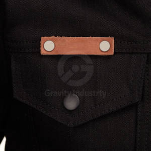 Veste en jean pour homme automne-hiver, 100% coton, respirante, écologique, logo sur le devant, séchage rapide, haute qualité - Product Image 3