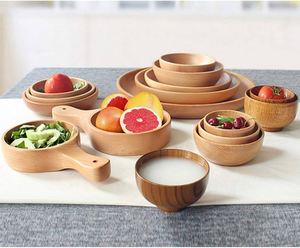 Bol à salade en bois en gros, décoratif, polyvalent pour salle à manger et fêtes, fournitures rustiques - Product Image 2