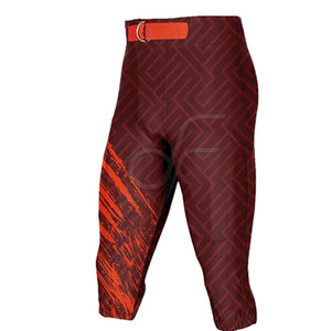Conjunto de Uniforme de Fútbol Americano Personalizado para Hombre, Color Granate y Naranja, Impresión por Sublimación, Jersey y Pantalones Transpirables para Adultos - Product Image 2