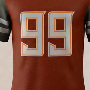 Jersey de Fútbol Americano de Manga Corta, Transpirable, con Impresión Digital Personalizada, de Alta Calidad, Nuevo Diseño, Precio Económico, Color Personalizado para Adultos - Product Image 5