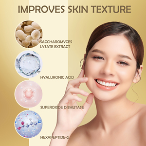 Lotion Royal Herb EX Mini (30g) sans huile, anti-âge, anti-rides, hydratante, gel de nuit avec des paillettes d'or, soin de la peau, Japon - Product Image 4