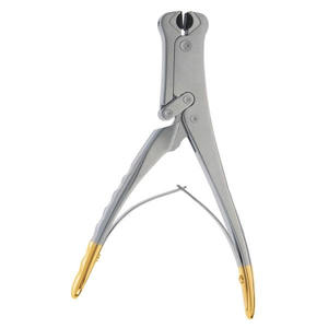 Pince à plier et couper les fils métalliques en acier 23 cm, coupe-fils manuel avec carbure de tungstène, chirurgical orthopédique CE ISO par Grip Surgical - Product Image 1
