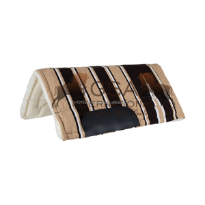 Taille personnalisée 30x30 32x32 Navajo Tapis de selle en coton avec coussin en feutre bas en polaire pour les cavaliers au meilleur prix de gros - Product Image 1