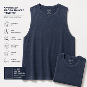 Compression Tank Top Blank Plain <b>No</b> <b>Logo</b> Curved Hem Design Cotton Fabric Wholesale OEM Private Label For Yoga Fitness Soft - Product Image 3