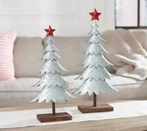 Metal <b>Christmas</b> <b>Tree</b> Decor with Star Top Handmade Luxury Centerpiece for Holiday <b>Table</b> Decor - Product Image 2