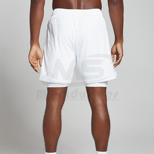 New Arrival OEM Custom Logo <b>Men's</b> <b>Compression</b> Lined Running <b>Shorts</b> Double Layer Quick Dry Athletic Training <b>Shorts</b> Manufacturer - Product Image 2