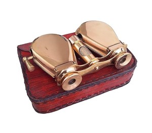 Monocular de Latón Antiguo con Estuche de Cuero, Telescopio Vintage, Telescopio Náutico de Mano, Regalo Marítimo, Venta al por Mayor OEM - Product Image 5