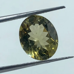 Pale Yellow Lemon Quartz Top Quality Natural Stone Loose Stone 5.17Cts 10.40x12.70mm for Luxury Rings And Jewelry Making - Product Image 1