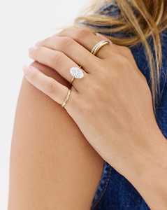 Twisted Half Eternity <b>Stacking</b> Wedding <b>Rings</b> Rope Design Lab Grown Diamonds Pave Set Fine Jewelry Wholesale 14k 18k Solid Gold - Product Image 6