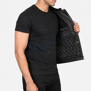 Chaleco de moto de calidad premium para hombre, sin mangas, con cremallera, estilo motociclista, para montar en moto, para trabajo al aire libre. - Product Image 5