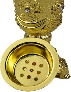 Brûleur d'encens traditionnel indien écologique pour Bakhoor, avec copeaux d'Oud pour une ambiance chaleureuse dans les espaces de vie et les salles de prière - Product Image 6