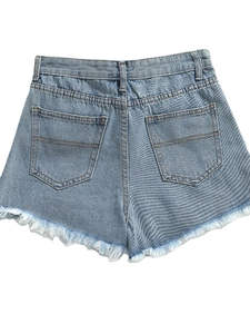 กางเกงยีนส์ขาสั้นผ้ายืดขาดๆ สำหรับผู้หญิง ไซส์ใหญ่พิเศษ ยี่ห้อ Hypen Sports Wholesale เหมาะสำหรับฤดูร้อน - Product Image 6