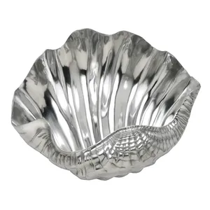 Bol décoratif de luxe fait main avec surface miroir électroplaquée argent de qualité supérieure, finition pour table, sûr et plaqué, Zahid Exports - Product Image 2