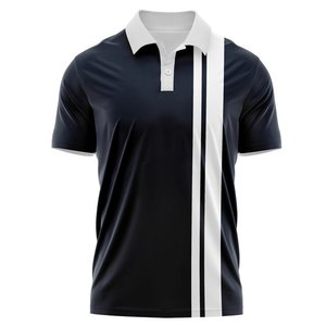 Tela de Poliéster/Algodón de 240g, Casual, para Camisa de Hombre, Manga Corta, Logotipo en la Parte Delantera, Impresión por Transferencia de Calor, Servicio OEM - Product Image 2