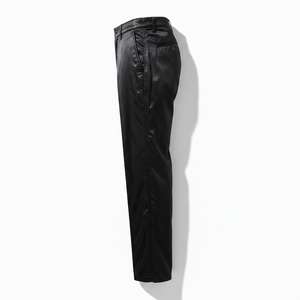 Men's Wide Leg Windproof Eco-Friendly <b>Polyester</b>/Nylon Twill <b>Joggers</b> with Drawstring Closure Heat-Transfer Printed Casual Pants - Product Image 3