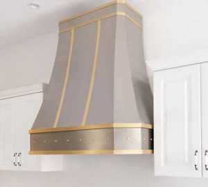 Capot de cheminée mural en laiton, design attrayant, fait main, à prix abordable, provenant d'un fabricant indien - Product Image 2