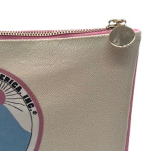 Canvas Cosmetic Bag Zipper Makeup Pouch Travel <b>Toiletry</b> Organizer Portable Beauty <b>Storage</b> Everyday Use Accessory - Product Image 6