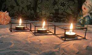 Applique murale en métal pour bougie chauffe-plat, support décoratif mural moderne parfumé pour la décoration intérieure - Product Image 5