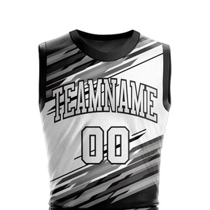 Uniformes de Baloncesto Personalizados de Alta Calidad para Hombre, Tallas Grandes, Transpirables, de Secado Rápido, 100% Poliéster, Camisetas de Equipo - Product Image 4