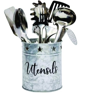 Wholesale Galvanised Metal <b>Kitchen</b> Tool Holder Organiser and Storage for Spoon Knife <b>Tong</b> Etc. - Product Image 1