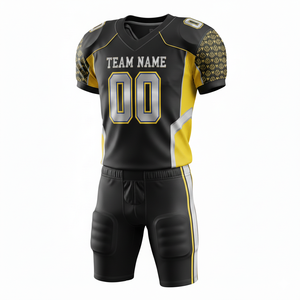 Conjunto de Uniforme de Fútbol Americano Personalizado de Secado Rápido y Protección UV, con Logotipo Frontal, 100% Poliéster - Product Image 6