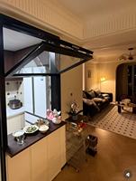 Fenêtre pliante verticale en aluminium à double vitrage insonorisée pour vitrine CE
