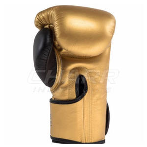 Gants de boxe en cuir de haute qualité avec fermeture auto-agrippante antidérapante pour l'entraînement et les séances de sport - Product Image 3