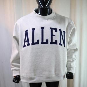 เสื้อสเวตเชิ้ต ALLEN คอเต่า 450 GSM ปักชื่อตามสั่ง ทรงโอเวอร์ไซส์ ทรงบ็อกซี่ ผ้าฝ้ายฟลีซเฟรนช์เทอร์รี่ 100% - Product Image 5
