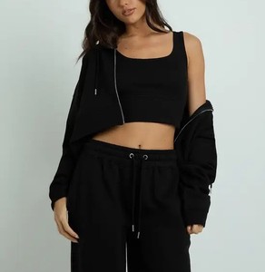 Conjunto de Sudadera y Pantalones de Corte Holgado para Mujer, Fabricante de Ropa al por Mayor con Logotipo Personalizado OEM/ODM y Marca Privada - Product Image 4