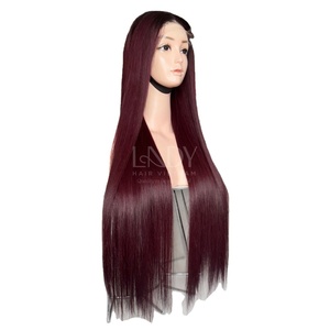 Pelucas Hermosas de la Más Alta Calidad, Cabello Humano Real 100% Vietnamita, Liso Natural, Color Personalizable, Peluca con Cierre - Product Image 1