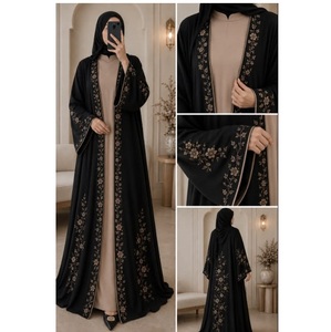 Abaya moderne pour femme, best-seller, élégante et modeste, coupe longue, idéale pour le quotidien, le Ramadan et les événements spéciaux, en vente. - Product Image 2