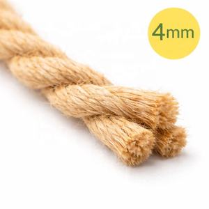 Corde torsadée en jute naturelle écologique 4 mm, cordon biodégradable résistant pour le jardinage, l'artisanat, la décoration, l'emballage, l'usage quotidien LMC GLOBAL - Product Image 3