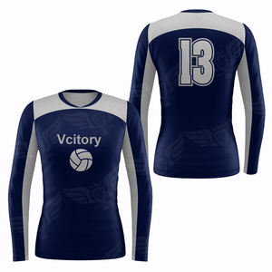 เสื้อวอลเลย์บอลแขนยาวแบบสั่งทำขายส่งปี 2026 สำหรับผู้ชาย พิมพ์ลายแบบซับลิเมชั่น ชุดทีม ระบายอากาศได้ดี แห้งเร็ว เสื้อกีฬา - Product Image 4