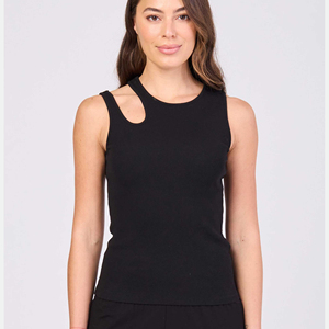 Camiseta sin mangas ajustada y transpirable para mujer, con cuello redondo, estilo casual para uso diario en verano. - Product Image 4