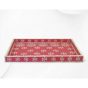 Bandeja Rectangular de Lujo con Incrustaciones de Perlas, Hecha a Mano, de Madera, Diseño Regal, para Servir, Presentación en Comedor, Decoración de Hotel, Regalos Elegantes de Madera - Product Image 6