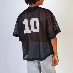 เสื้อยืดทรงบ็อกซี่โอเวอร์ไซส์สไตล์วินเทจสตรีทแวร์ ผ้าคอตตอนหนา 260GSM สำหรับผู้ชาย - Product Image 6