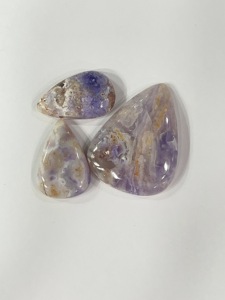 Lote de 10 Cabujones de Piedra Tiffany Púrpura Natural, 38g, Venta al por Mayor de Gemas Sueltas, Proveedor a Granel para Compradores de China - Product Image 4