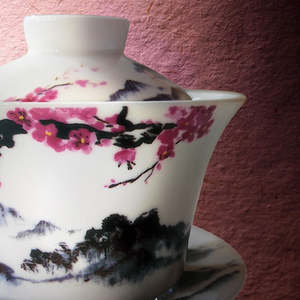 Fabricante Mayorista de Vajilla de Cerámica Tradicional China, Juego de Tazas de Té de Alta Calidad con Platillo Incluido, Estilo Retro con Transferencia de Agua - Product Image 6