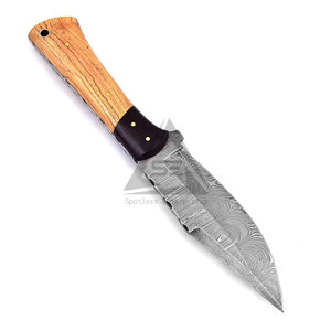 Cuchillos de Hoja Fija con Mango de Madera de Alta Calidad para Bricolaje, con Personalización OEM, Tamaño Personalizado y Hoja de Acero Inoxidable - Product Image 3