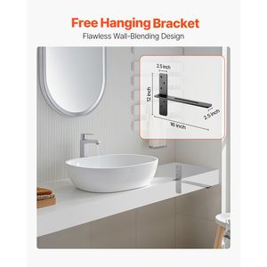 Supports d'étagère en acier massif, 2 pièces, supports d'étagère robustes, capacité de 200lbs/90kg, connecteurs - Product Image 2