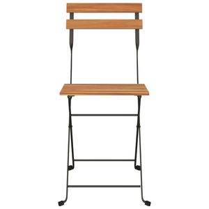 Set da giardino 2 pezzi in legno massello in Teak e acciaio - Product Image 4