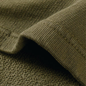 Pantalones Cortos Bermuda para Hombre, Color Verde Oliva Sólido, Poliéster, Cintura con Cordón, Estilo Deportivo Casual, Tejido de Punto, Corte Medio, Transpirables - Product Image 6