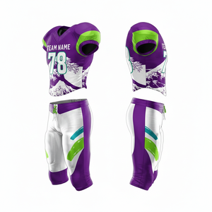 Venta al por Mayor de Camisetas de Fútbol Americano 2026 para Hombre, Uniforme de Equipo Personalizado, Anti-UV, Transpirable, 100% Poliéster, Impresión por Transferencia de Calor - Product Image 2